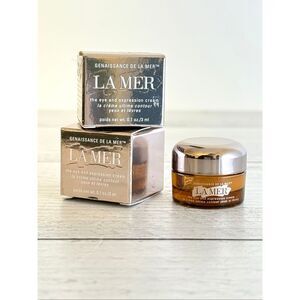 La Mer Genaissance The Eye and Expression Cream 0.1oz/3ml Travel Size Two New in